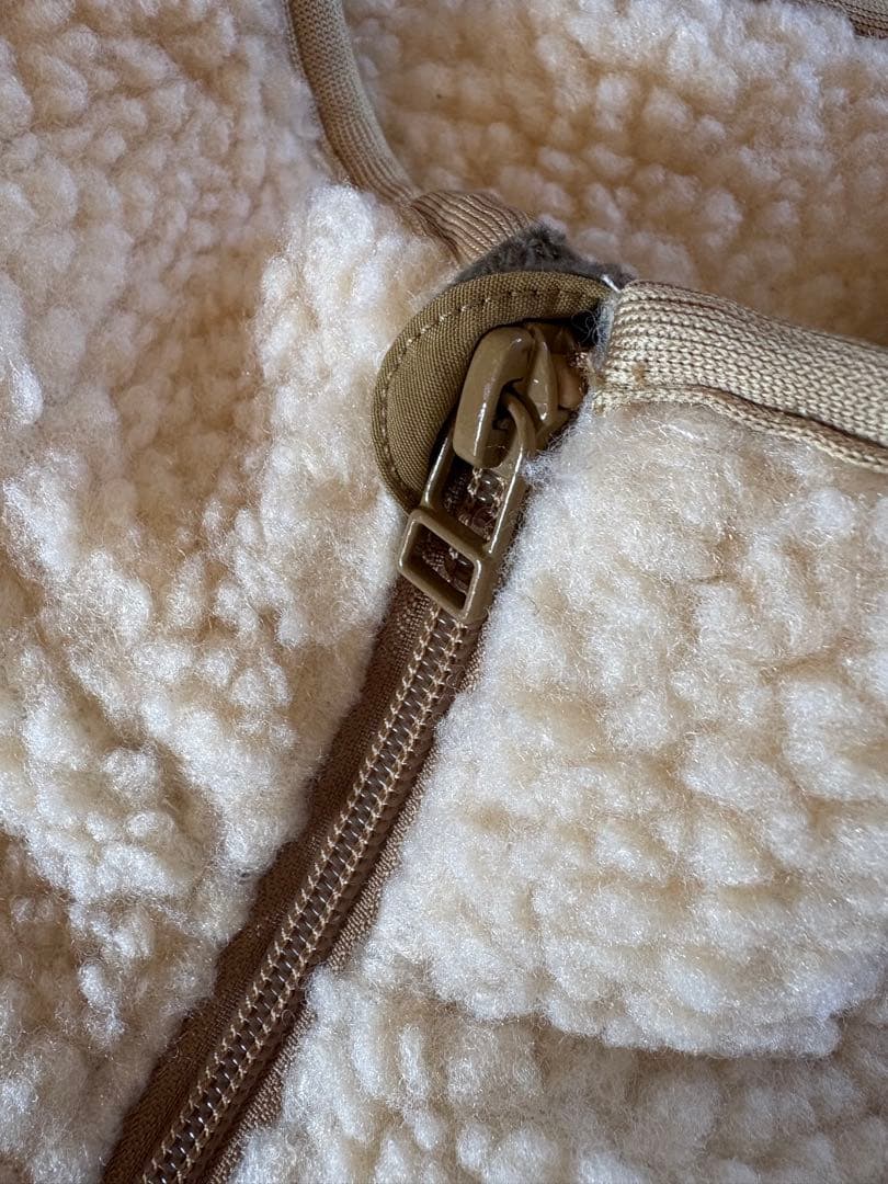 【試着のみ】 チャンピオンゴルフ　ボア　セットアップ　ベージュ　Ｌ