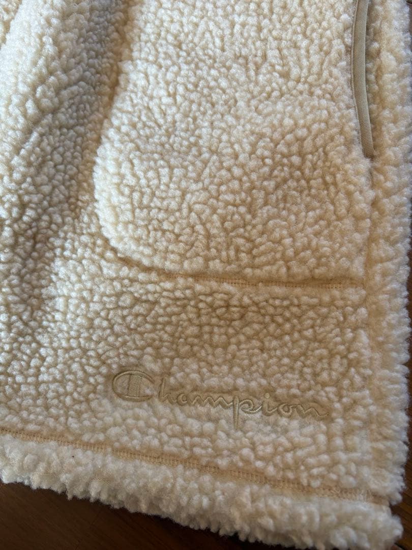 【試着のみ】 チャンピオンゴルフ　ボア　セットアップ　ベージュ　Ｌ