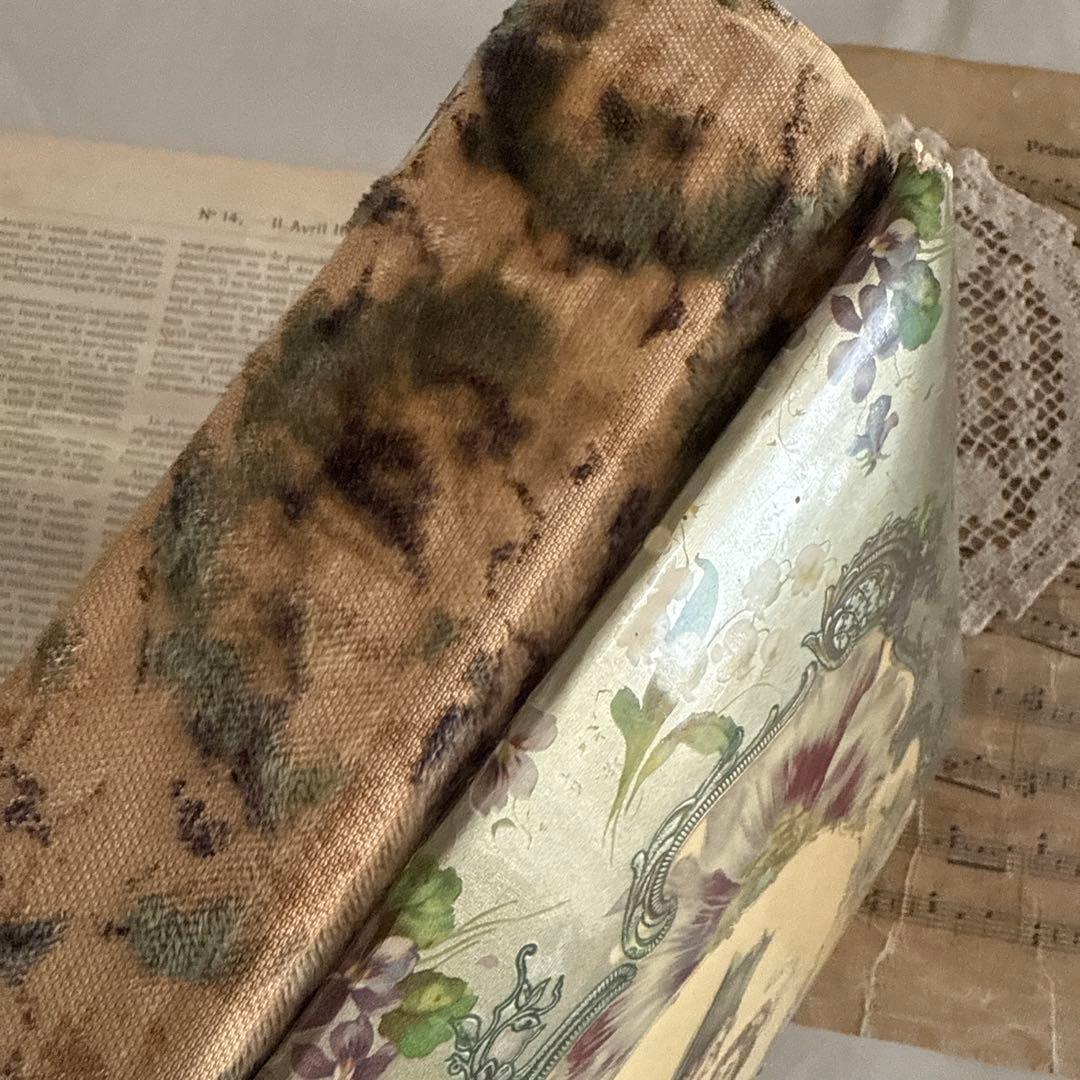 アンティーク美しいアルバム　ヴィクトリアン写真　キャビネット洋書　古書　撮影小物