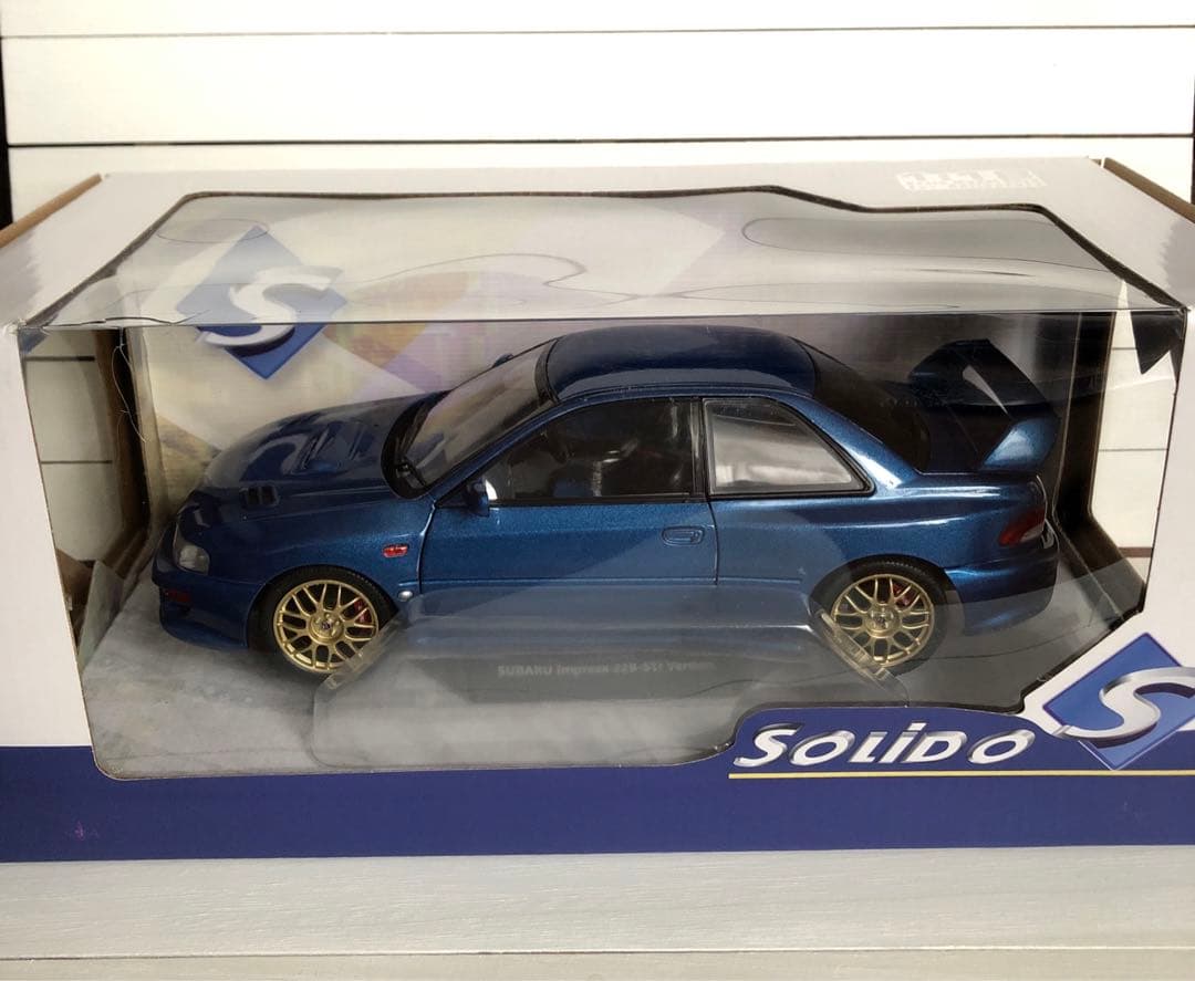 ソリド　SOLIDO インプレッサ　22B ミニカー　1/18