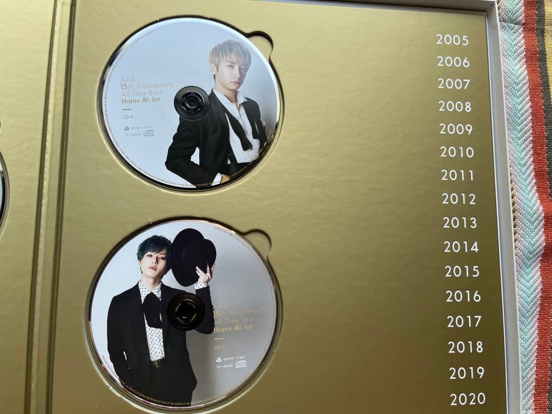 AAA 15周年ベストアルバム、他3点