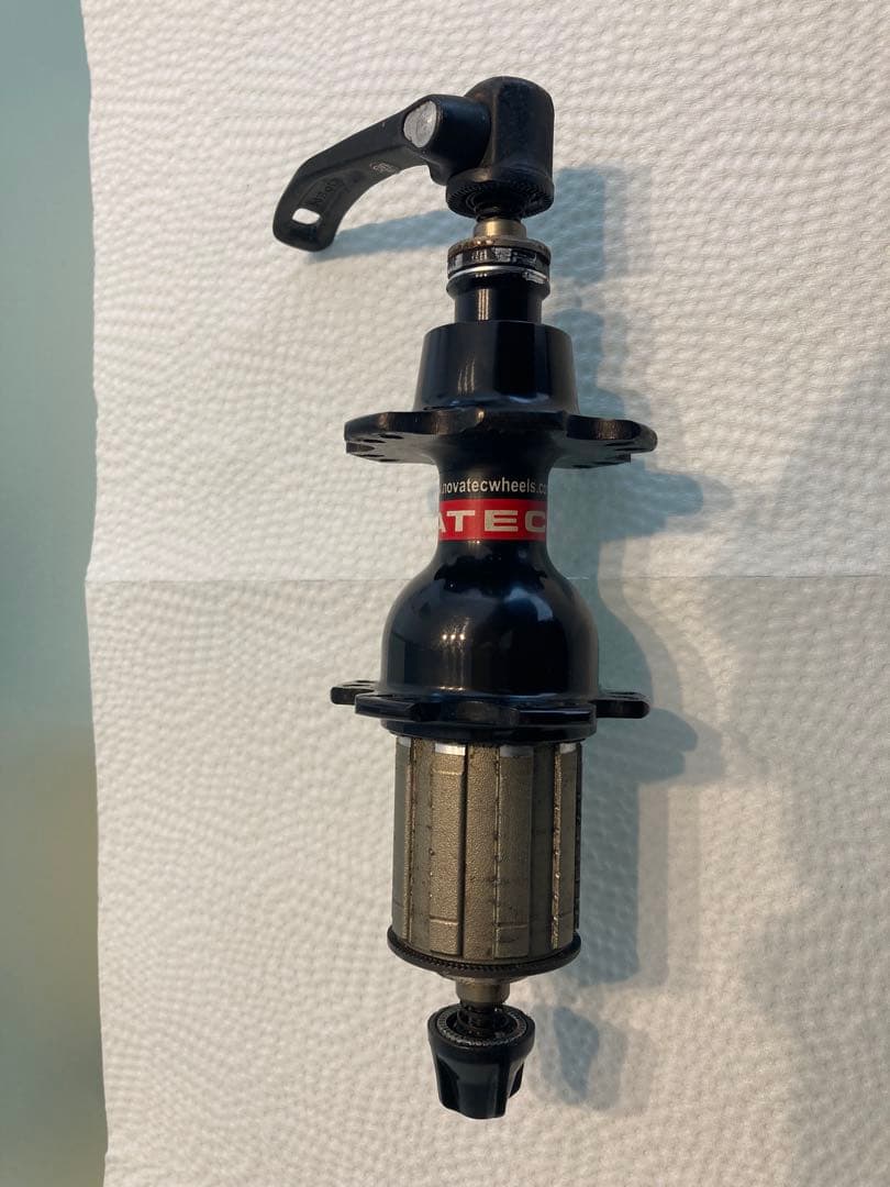 ロードバイク　カーボンリム　50mm バテッドスポーク、ニップル、ハブのセット