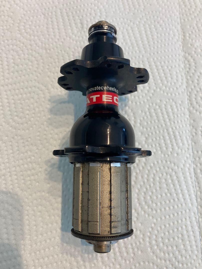 ロードバイク　カーボンリム　50mm バテッドスポーク、ニップル、ハブのセット