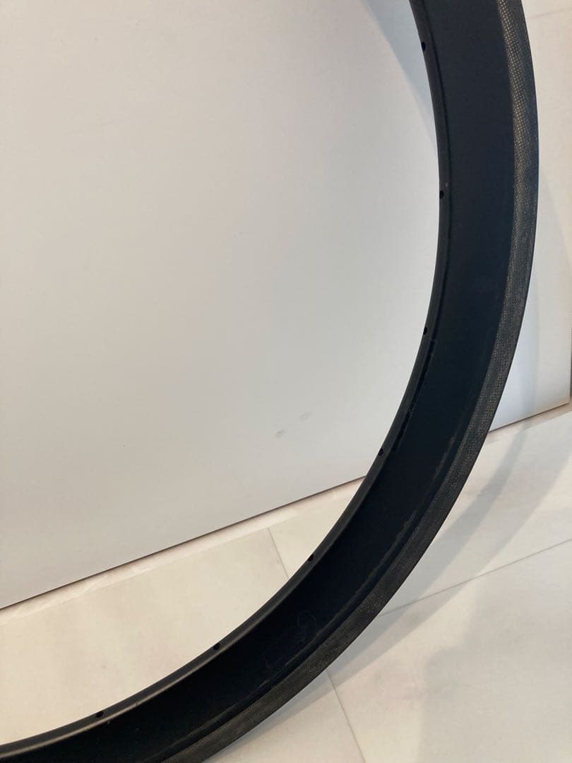 ロードバイク　カーボンリム　50mm バテッドスポーク、ニップル、ハブのセット