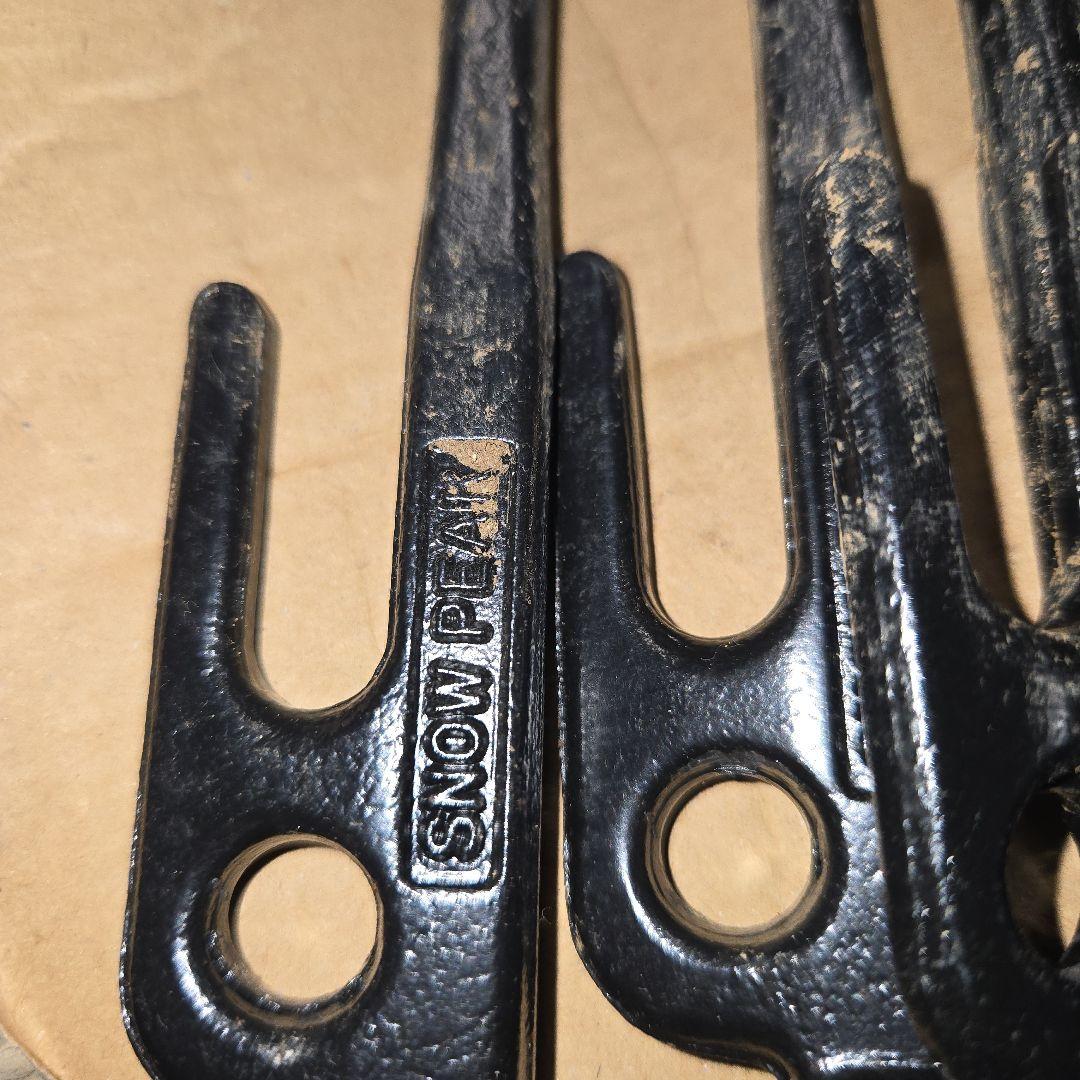 し*ー様  peak製ペグ約30cm１０本、エリッゼ製ペグ約28cm８本