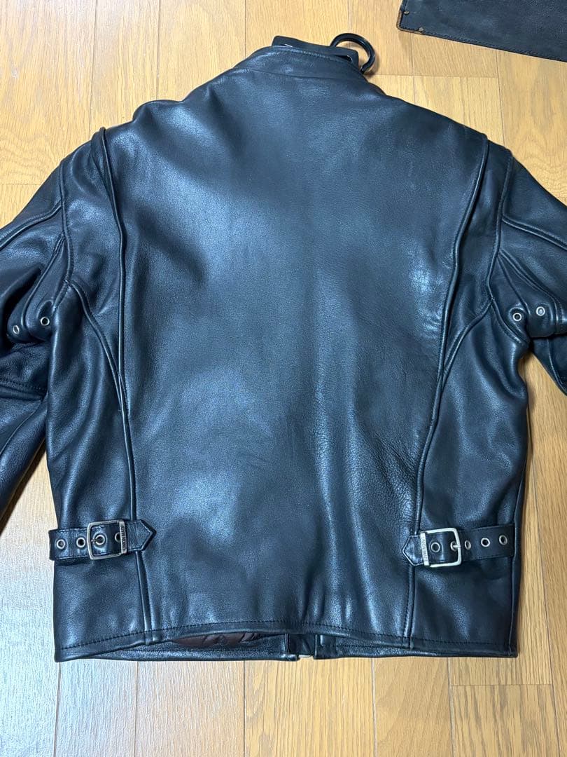 Blue Cross シングルライダースジャケット 38