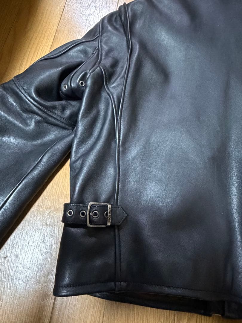 Blue Cross シングルライダースジャケット 38