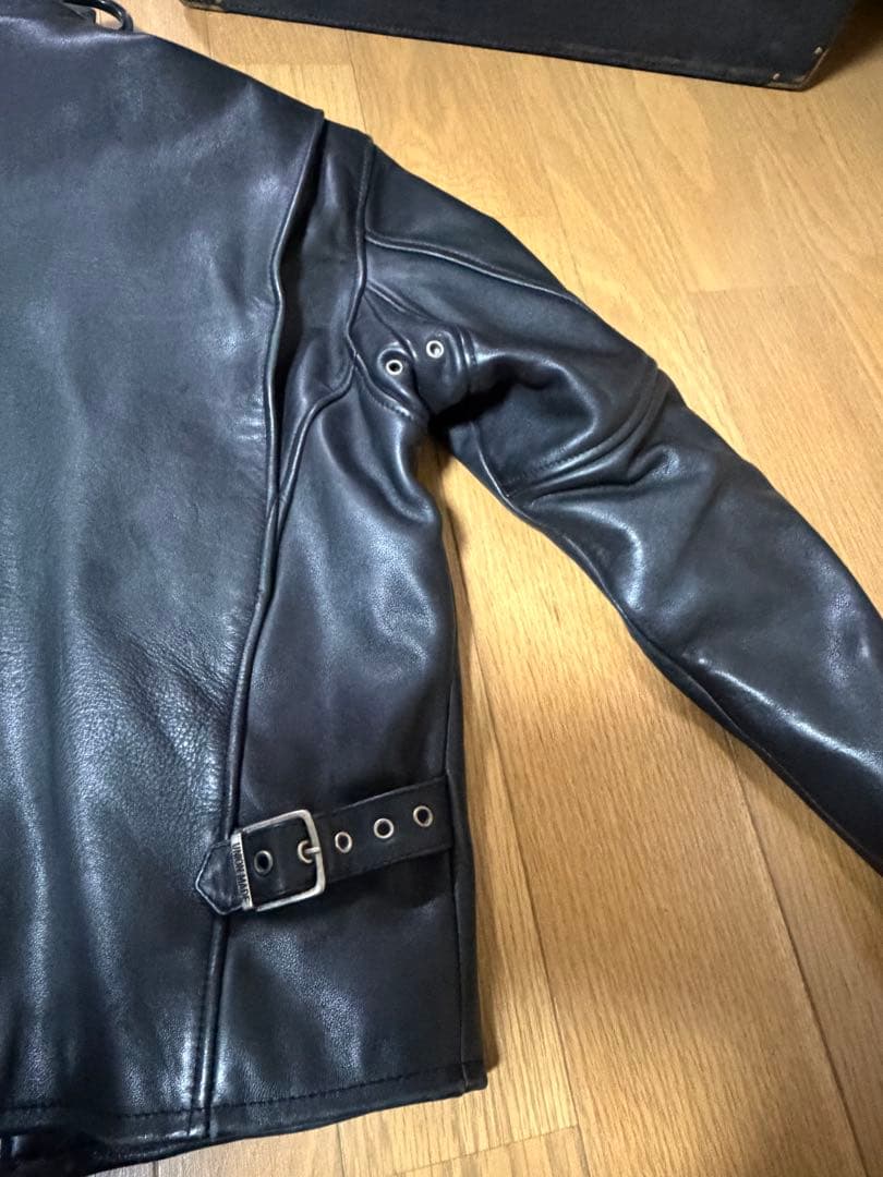 Blue Cross シングルライダースジャケット 38