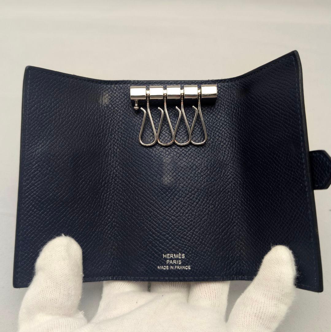 エルメス ベアンキーケース 4連 シルバー金具