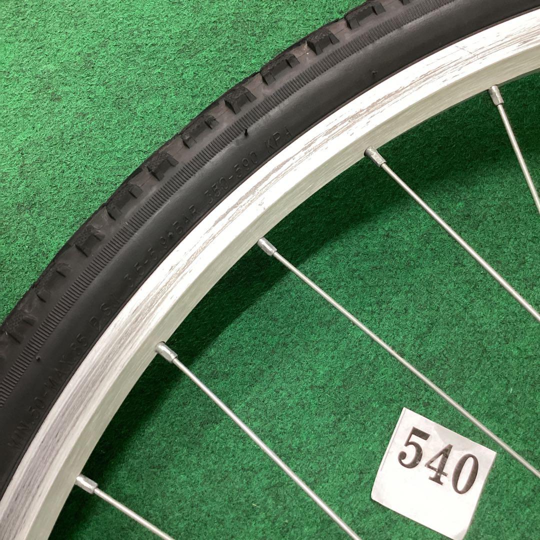 完組ホイール　700x42c　ハブダイナモ　フロント　前　ON　自転車