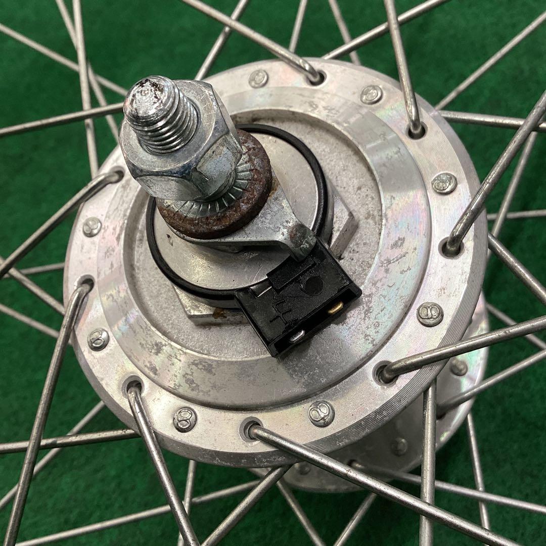 完組ホイール　700x42c　ハブダイナモ　フロント　前　ON　自転車