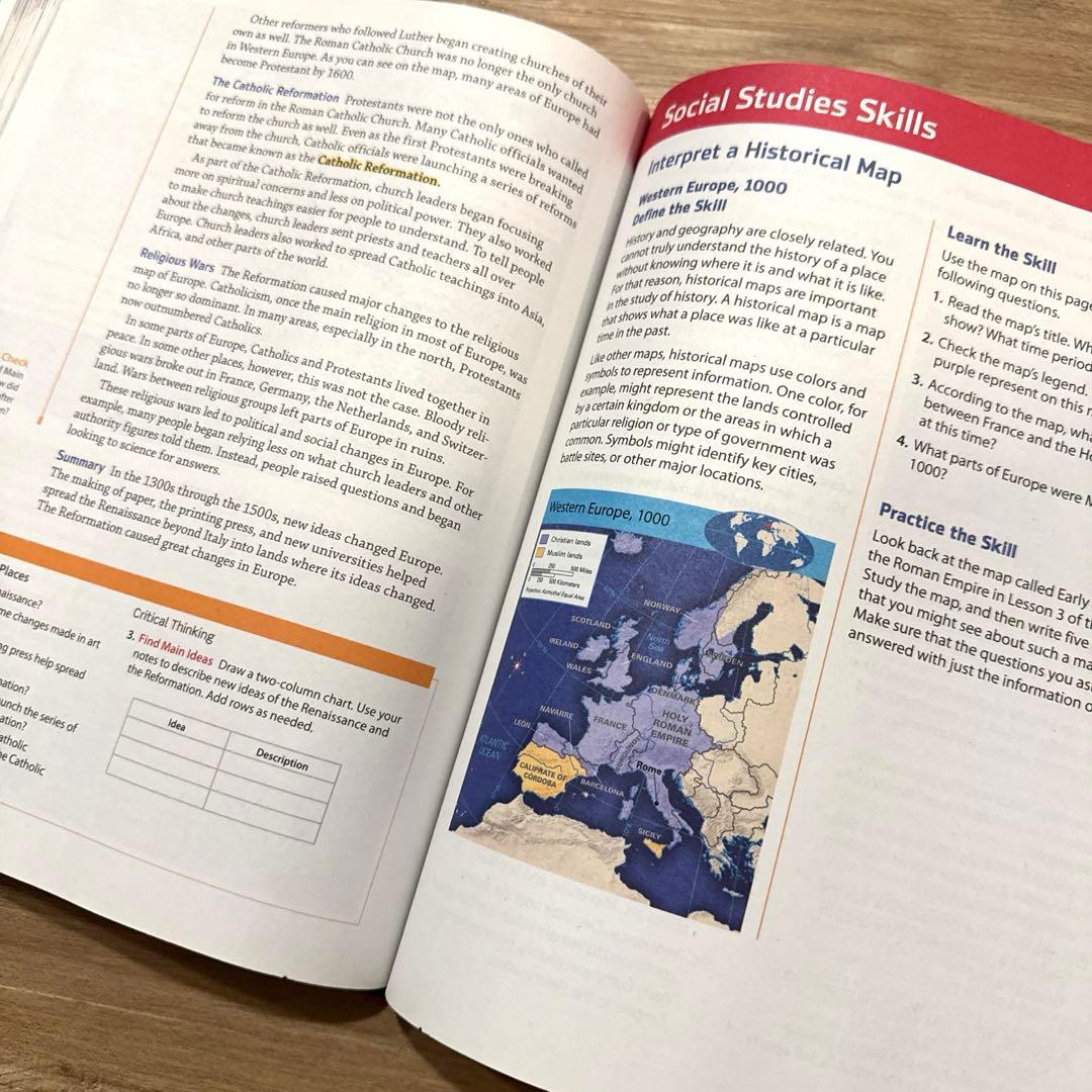 Houghton Mifflin Social Studies 教科書