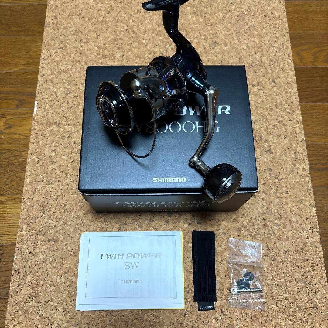 リール SHIMANO 21TWIN POWER SW8000HG
