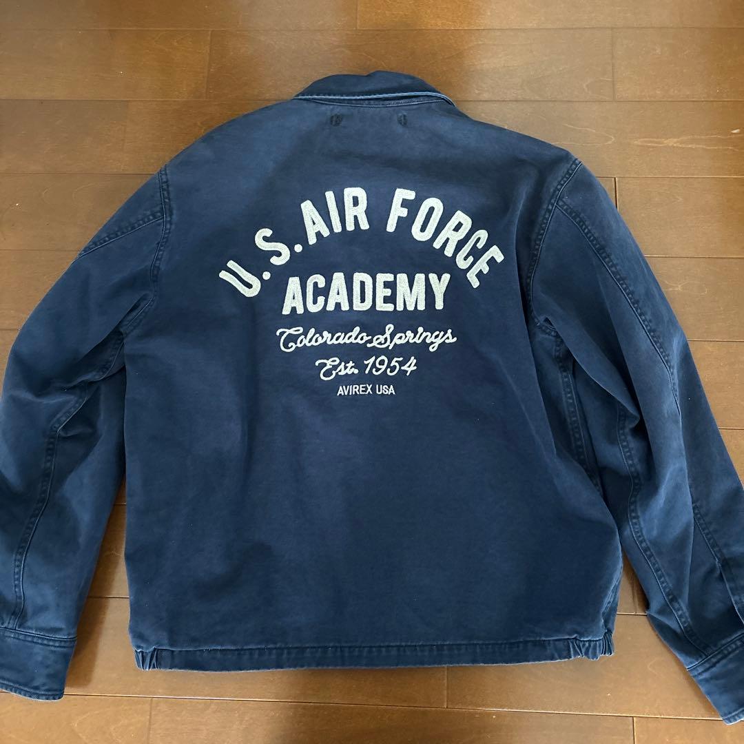 AVIREX 青色　ジャケット