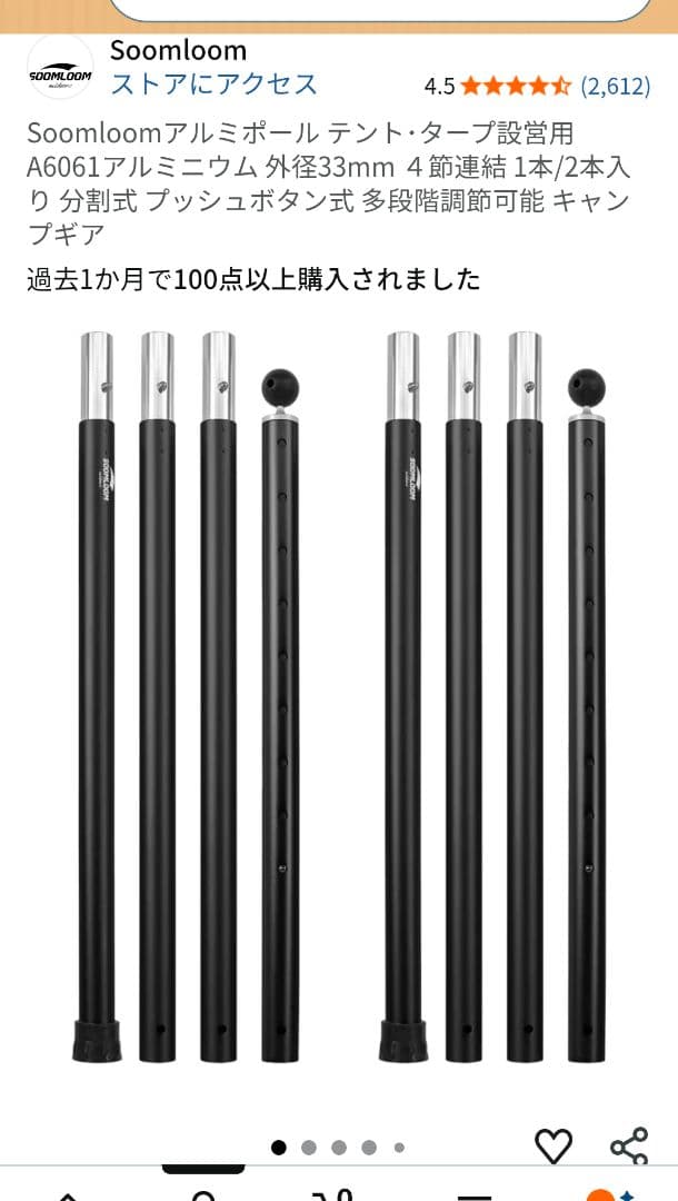 新品未開封Musasabi-Wing 13ft. TC\"焚火\" version