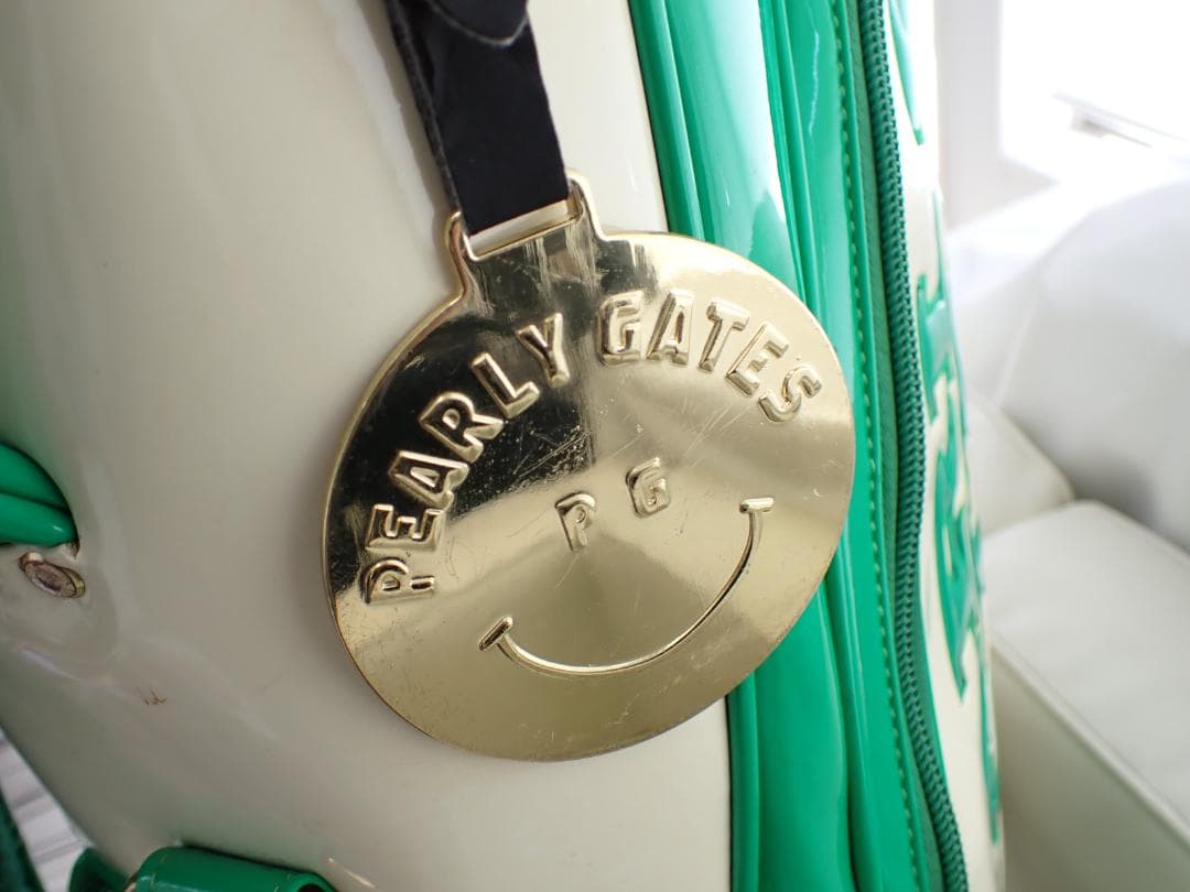 パーリーゲイツ ゴルフ キャディバッグ スマイル エナメル　a