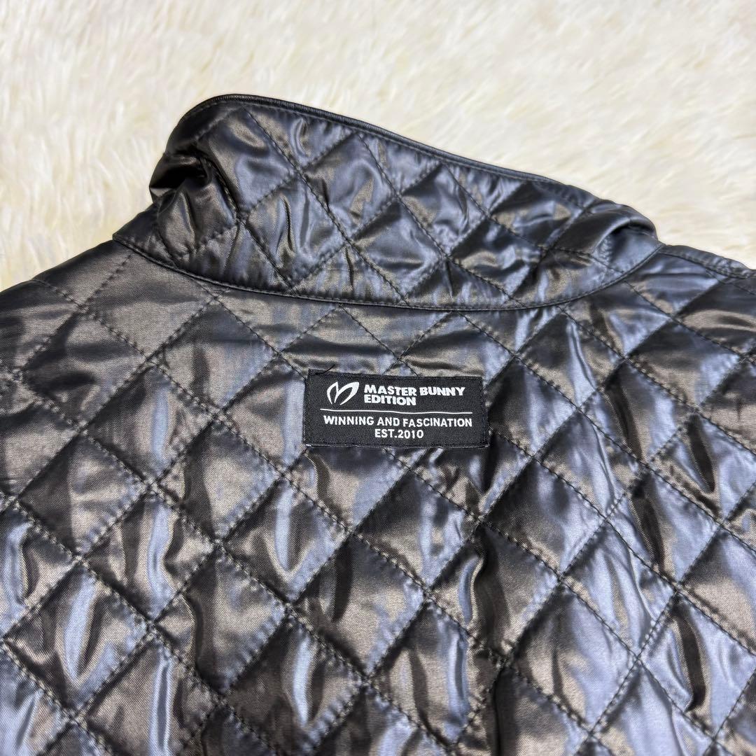 【マスターバニー】美品 中綿ジャケット キルティング シルバー 1 レディース