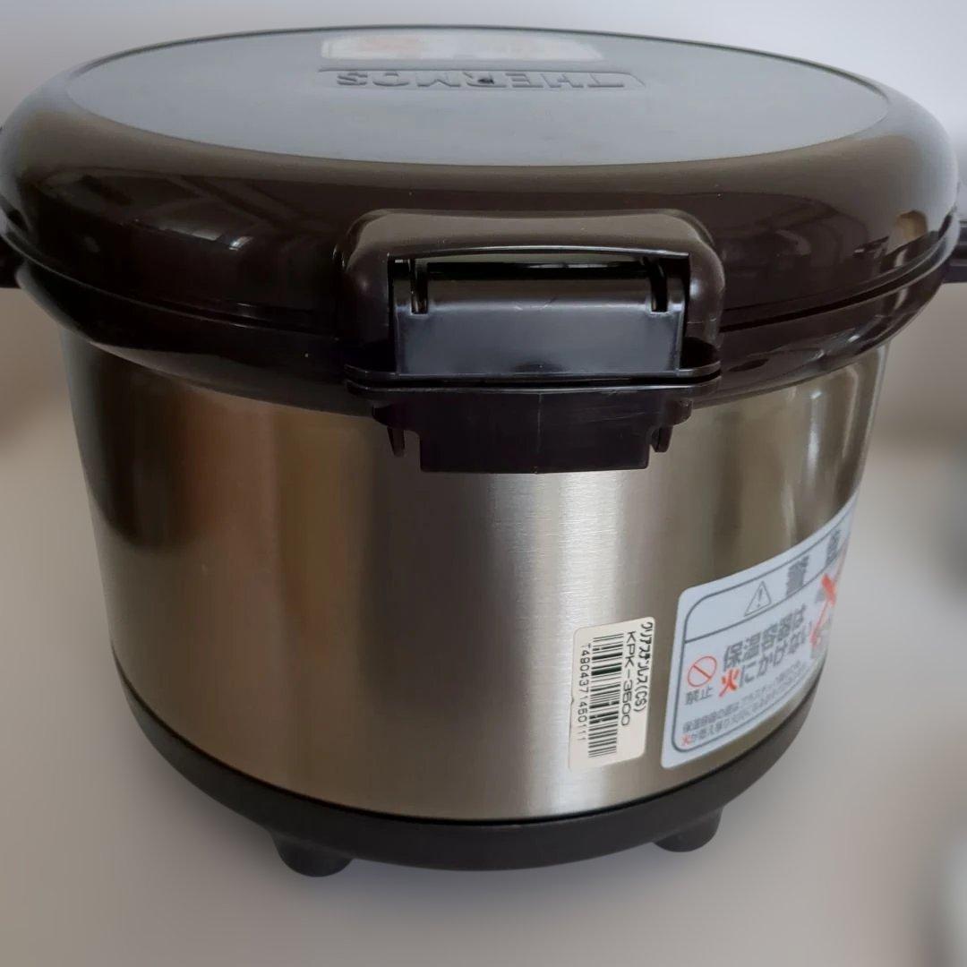 サーモス シャトルシェフ 真空保温調理鍋 KPK-3500 クリアステンレス