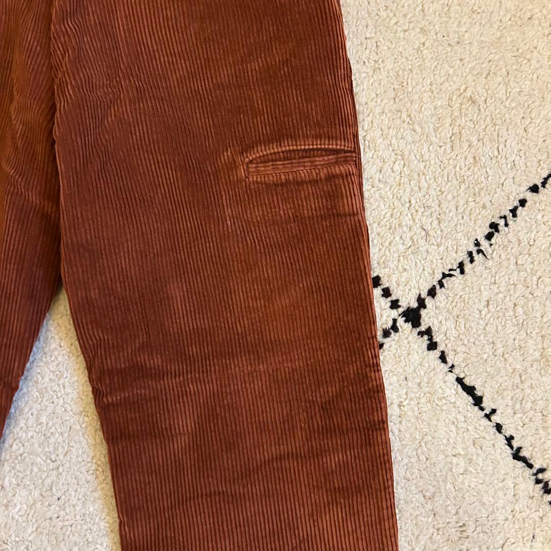 ディッキーズ ダブルニー コーデュロイ パンツ W34 L32 太畝