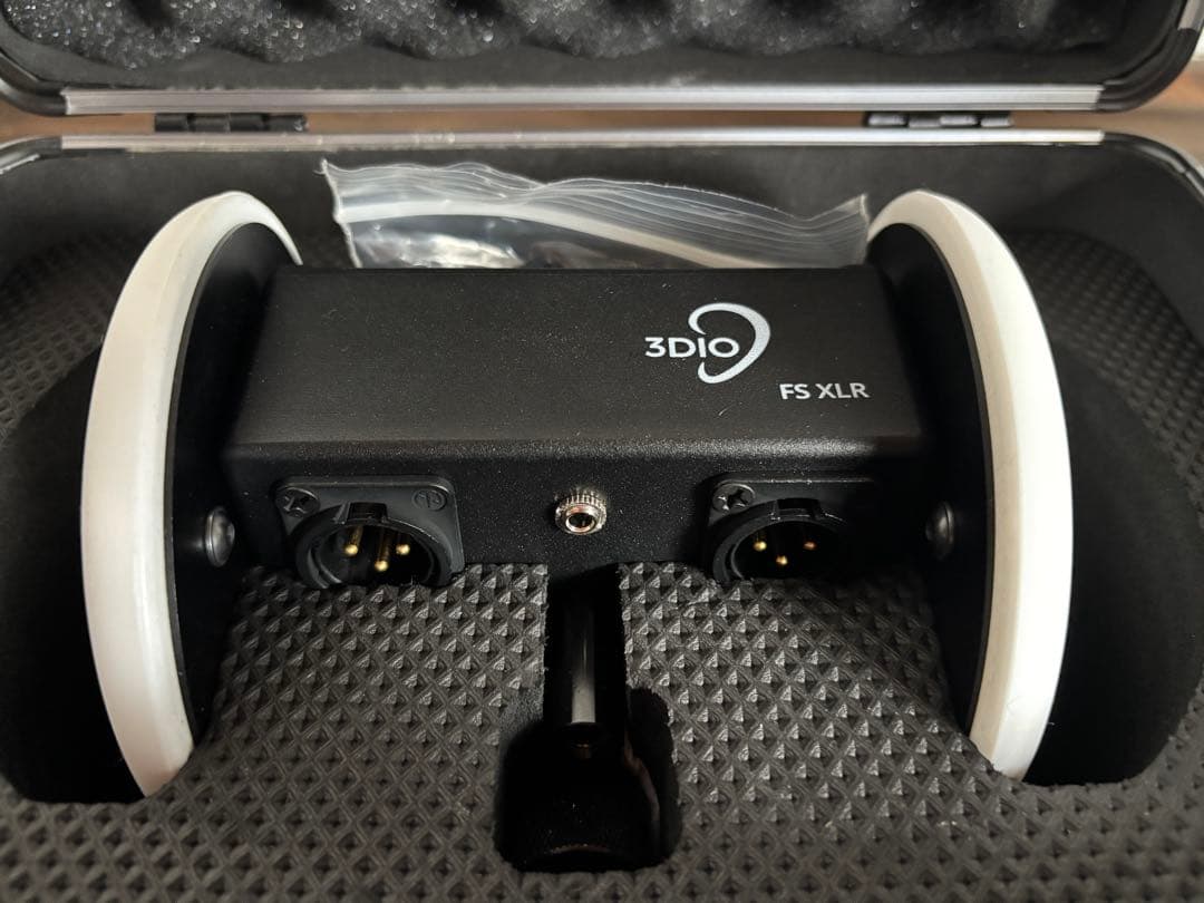 【美品】3Dio FS XLR バイノーラルマイク／付属品完備・ケース付き