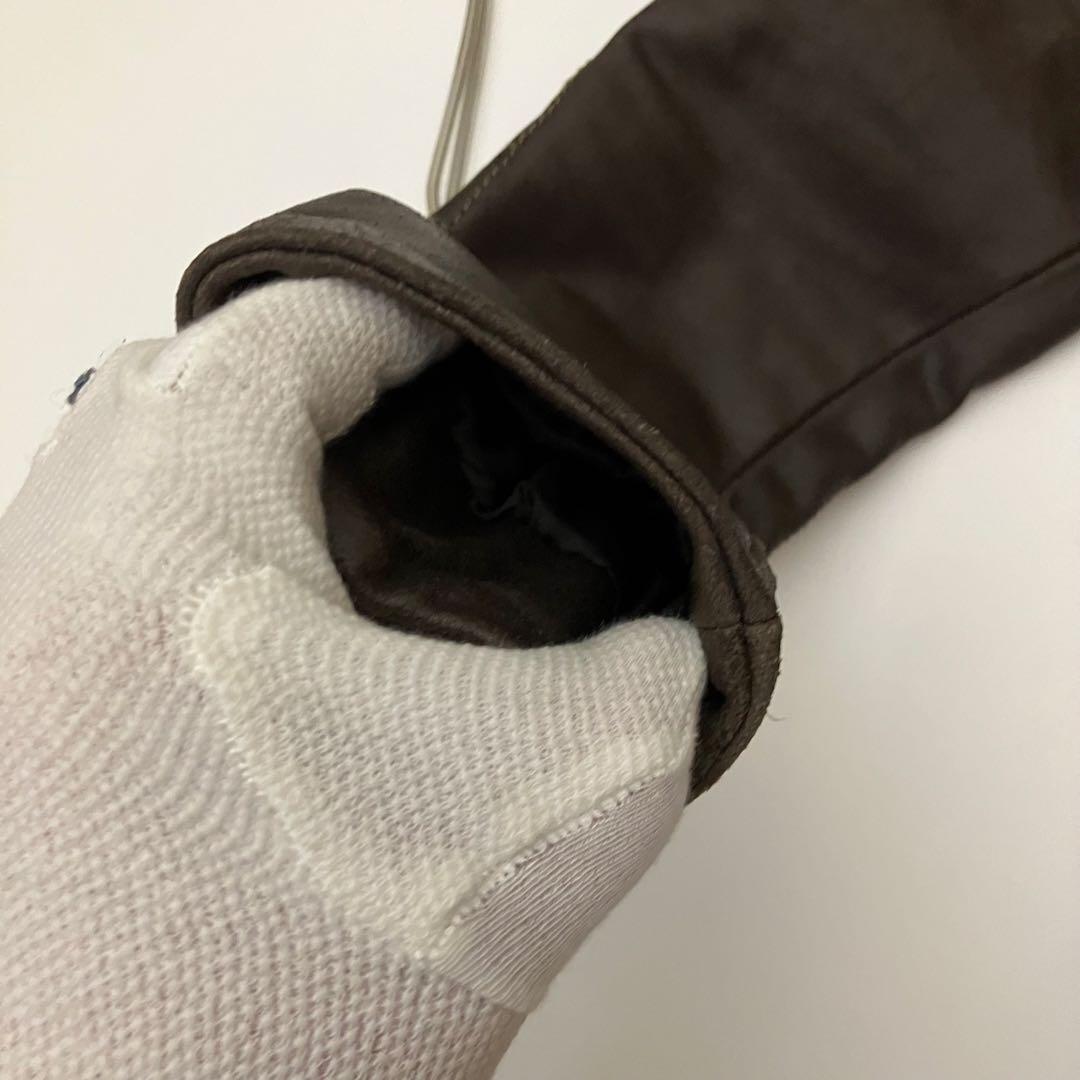 ✨美品✨ G-STAR RAW シングルライダース　牛革　チンストライプ　茶色