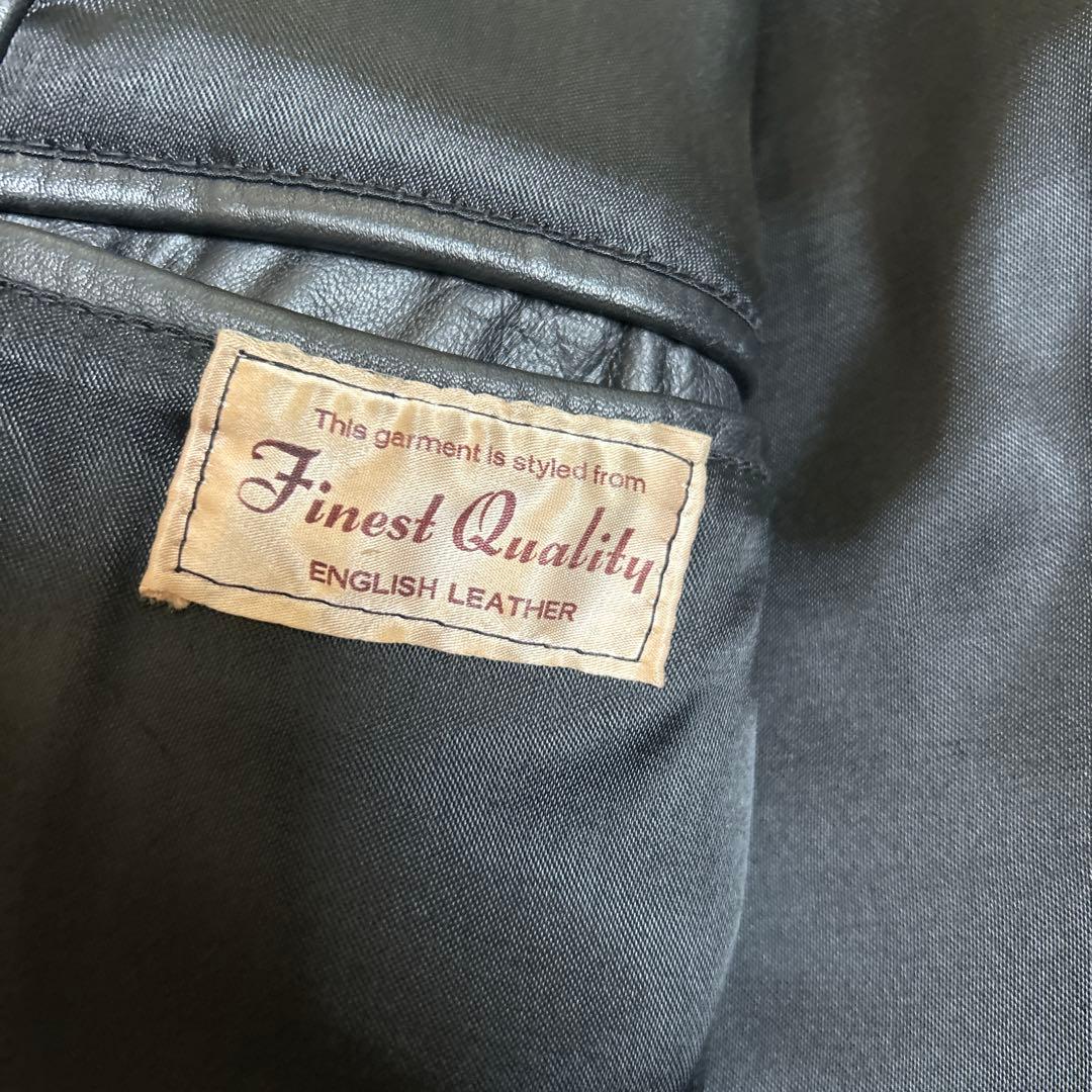 Vintage Finest Qualityレザーテーラードジャケット