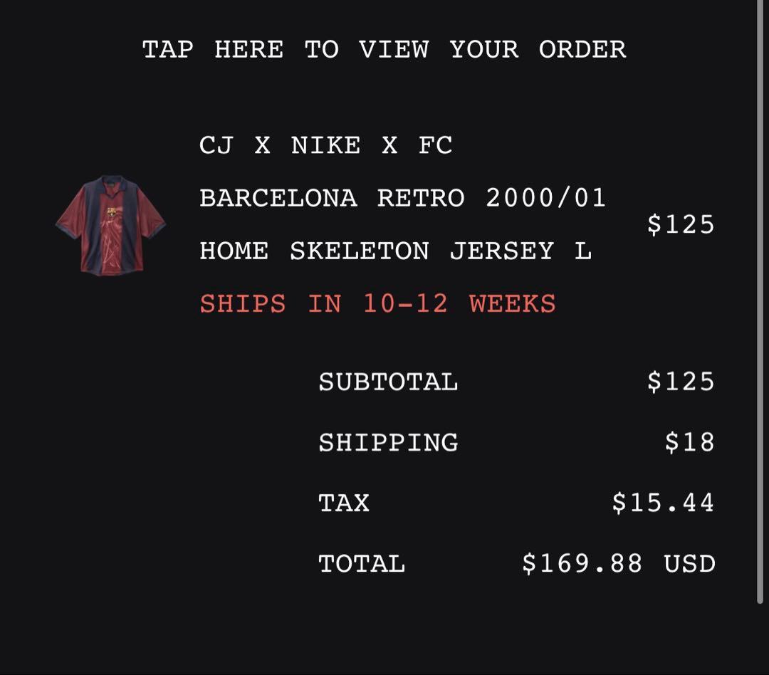 トラヴィススコット　バルセロナ　cactus jack Lサイズ