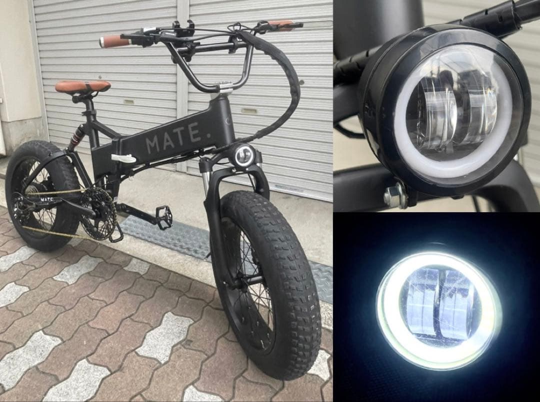 特注♪MATE-X LEDイカリング LEDライト ワンオフ品 36V-52V