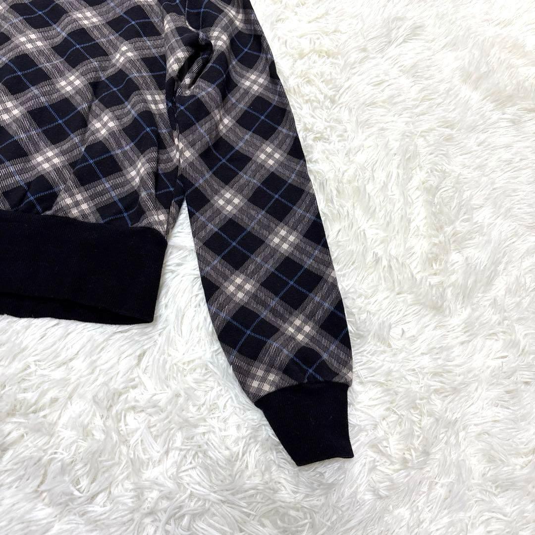 BURBERRY BLUE LABEL ノバチェックパーカー　コットン　M