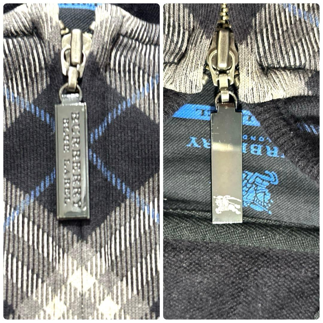 BURBERRY BLUE LABEL ノバチェックパーカー　コットン　M