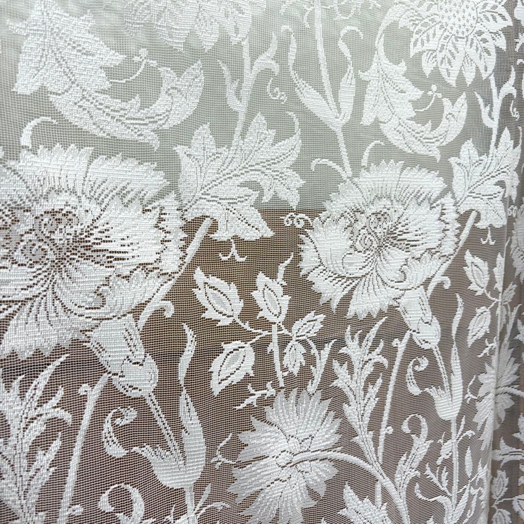 【りおちゃんママ】レースカフェカーテン　ご案内用