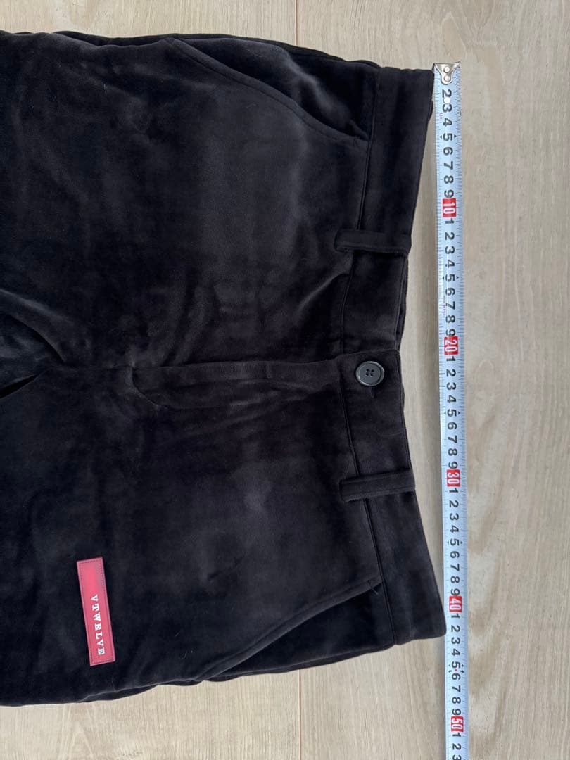 V12 メンズ　ベロア　セットアップ　L