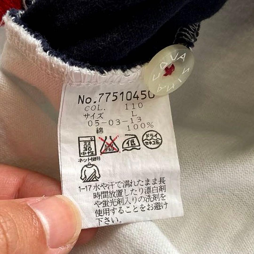 シナコバ⚓️ラガーシャツ ★半袖メンズ　Ｌサイズ