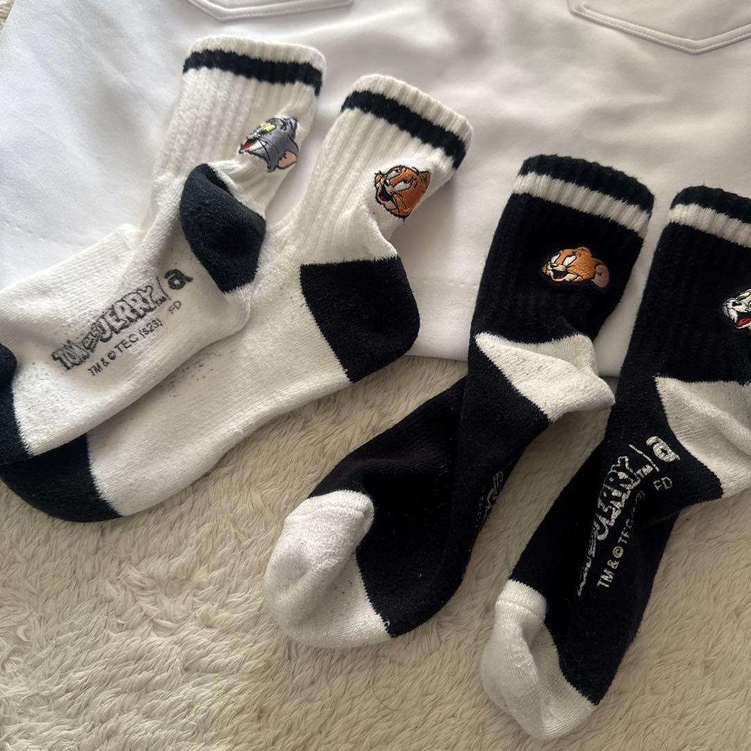 TOM and JERRY スカートとソックスセット