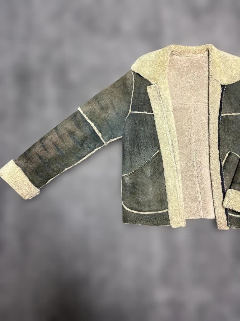 い*ん様 Paul Smith Jeans ポールスミス 羊革 ボア付ジャケット