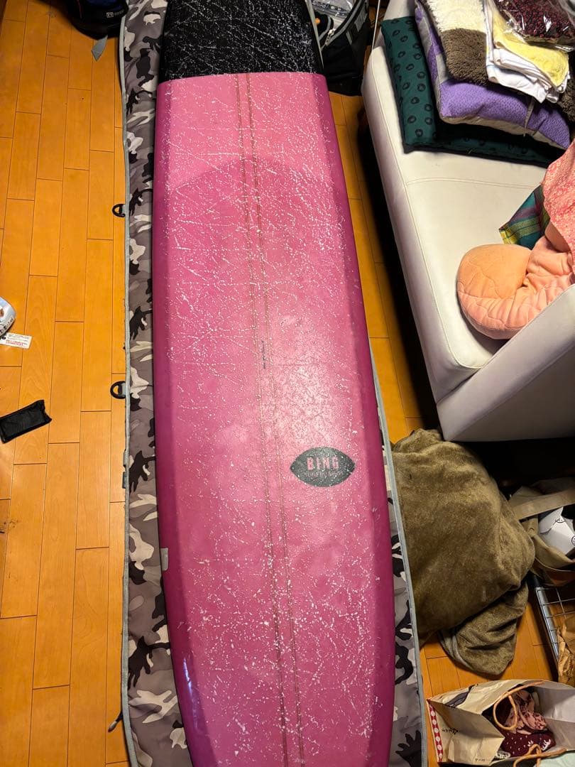 お値下げ手渡し限定BING ロングボード シングルフィン