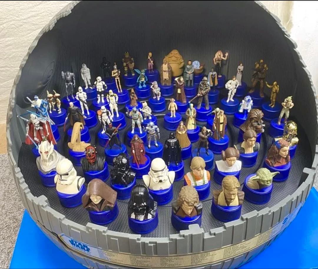 【全種類コンプ】スターウォーズ ボトルキャップ ペプシ フィギュア デススター