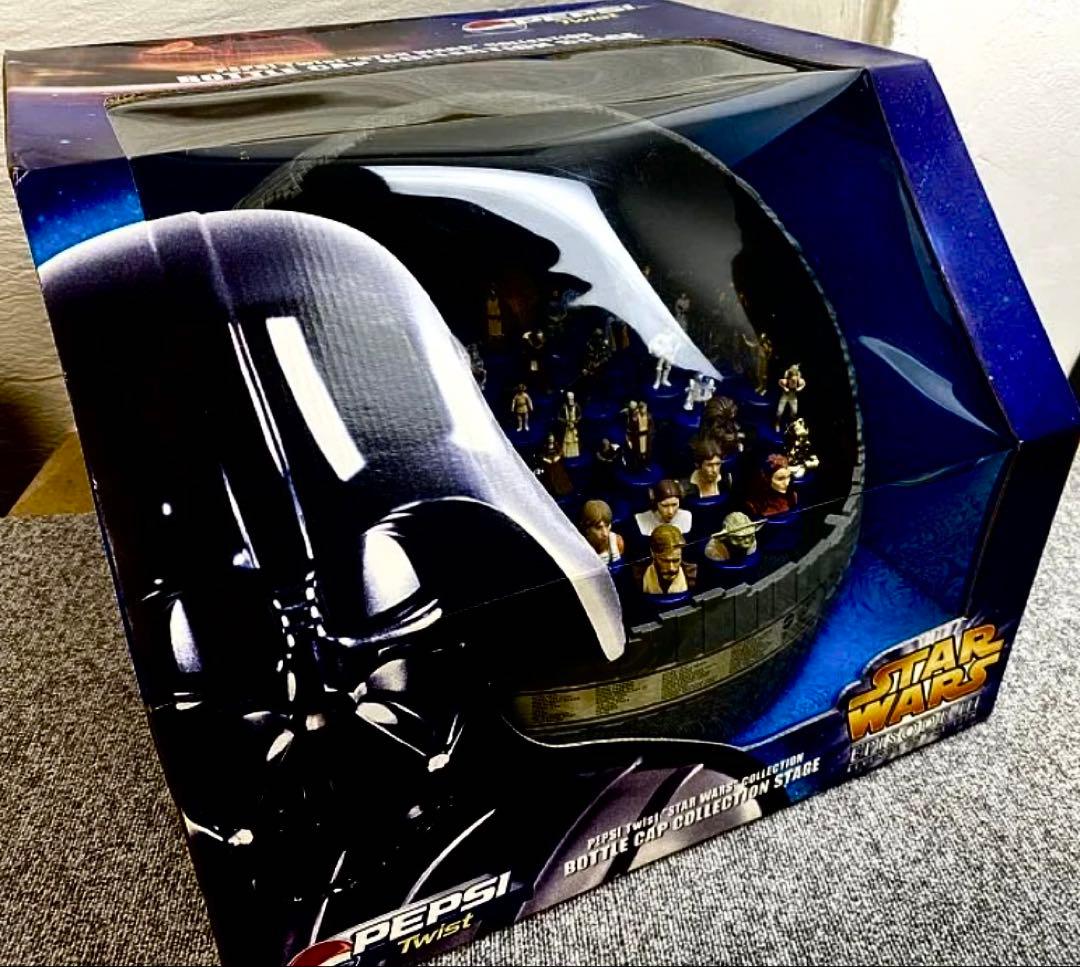 【全種類コンプ】スターウォーズ ボトルキャップ ペプシ フィギュア デススター