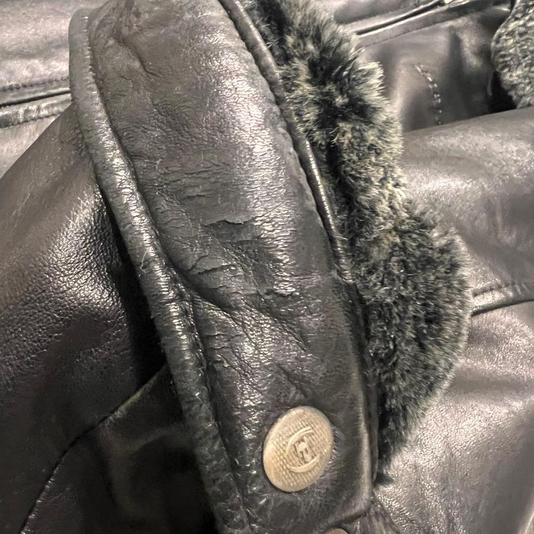 00s PHAT FARM レザージャケット 羊革 ラムレザー