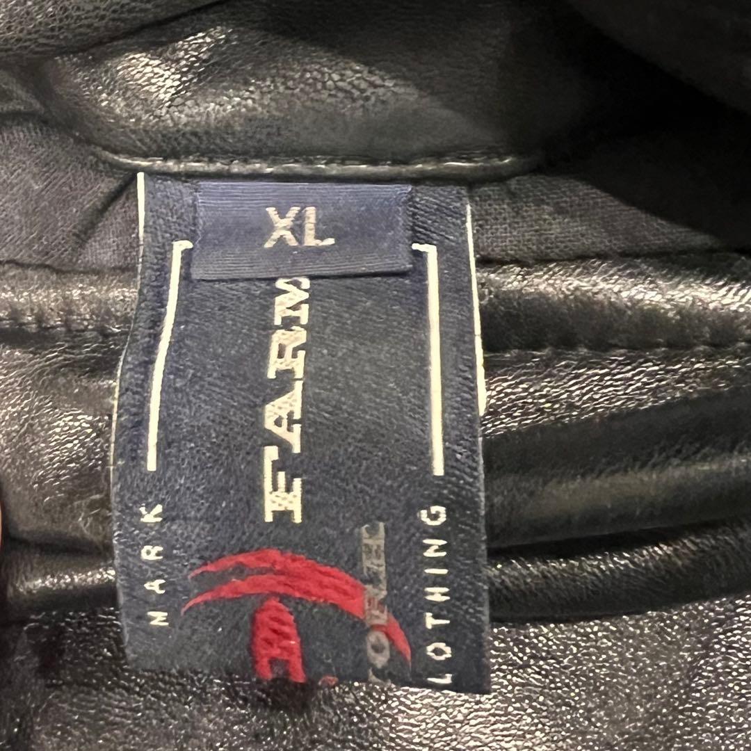 00s PHAT FARM レザージャケット 羊革 ラムレザー