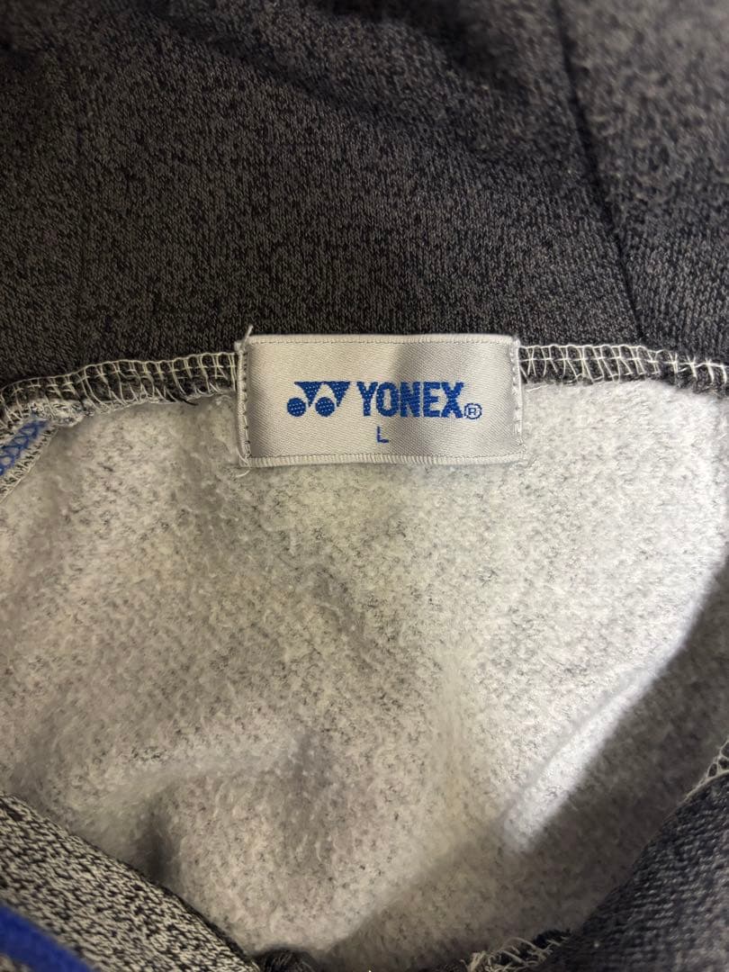 ヨネックス　スウェット上　グレー　Lサイズ