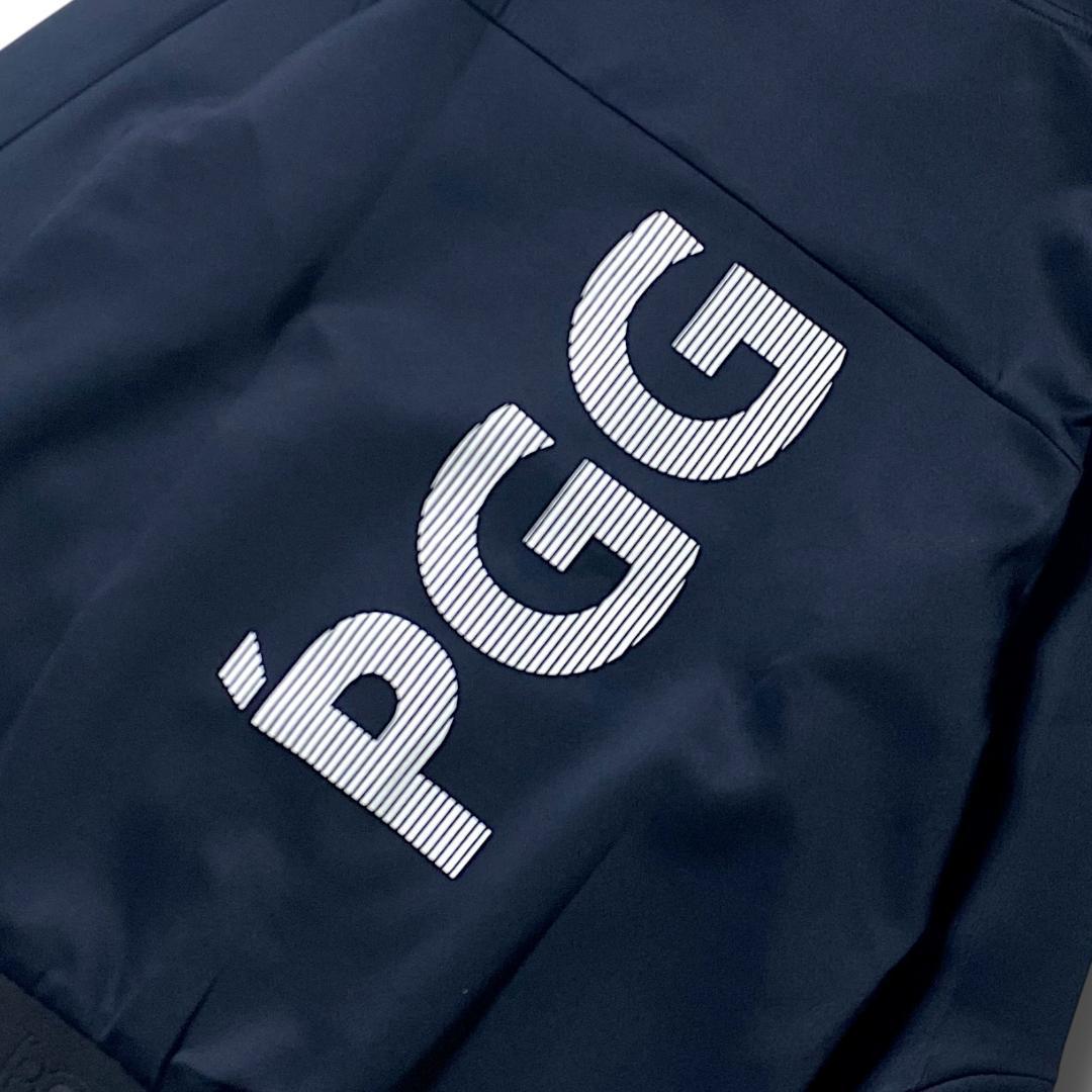 定3.7万 4 PGG パーリーゲイツ ビッグロゴ ダンボールニット ジャケット
