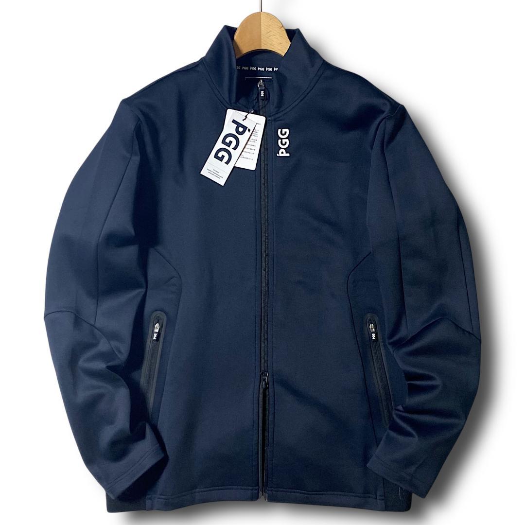 定3.7万 4 PGG パーリーゲイツ ビッグロゴ ダンボールニット ジャケット