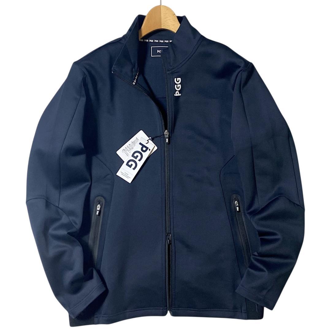定3.7万 4 PGG パーリーゲイツ ビッグロゴ ダンボールニット ジャケット