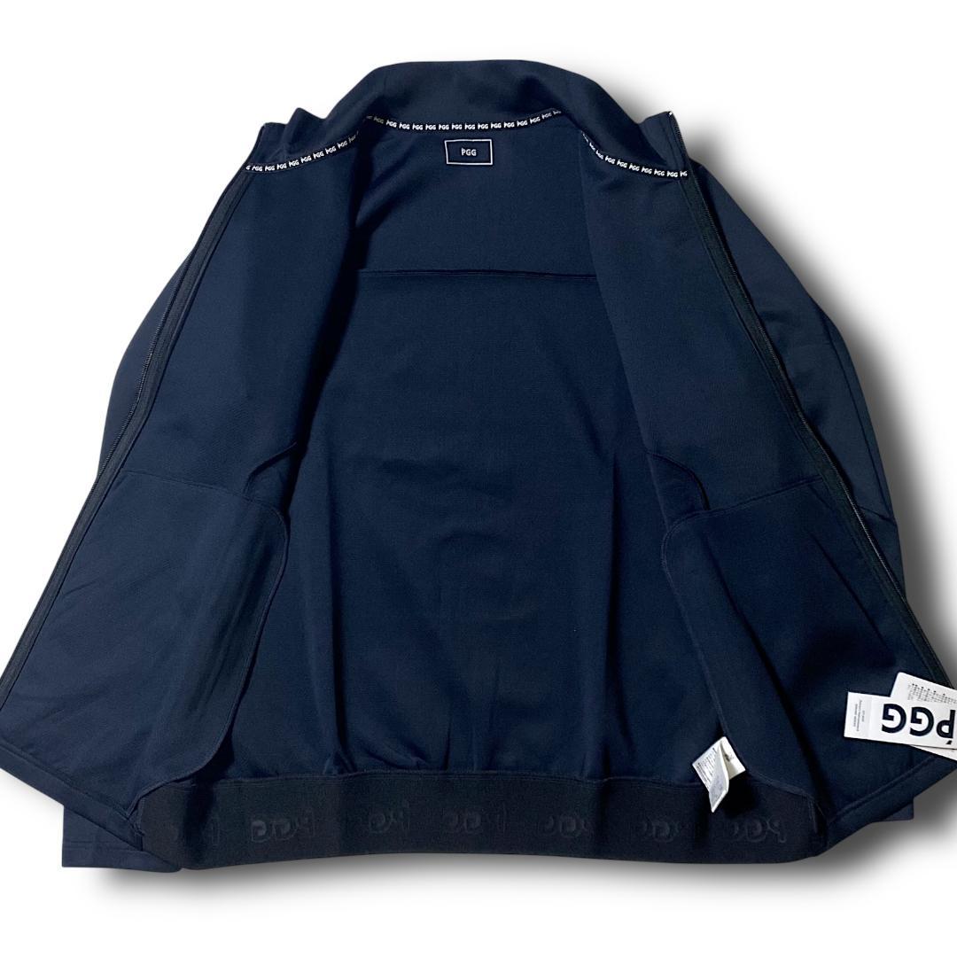 定3.7万 4 PGG パーリーゲイツ ビッグロゴ ダンボールニット ジャケット