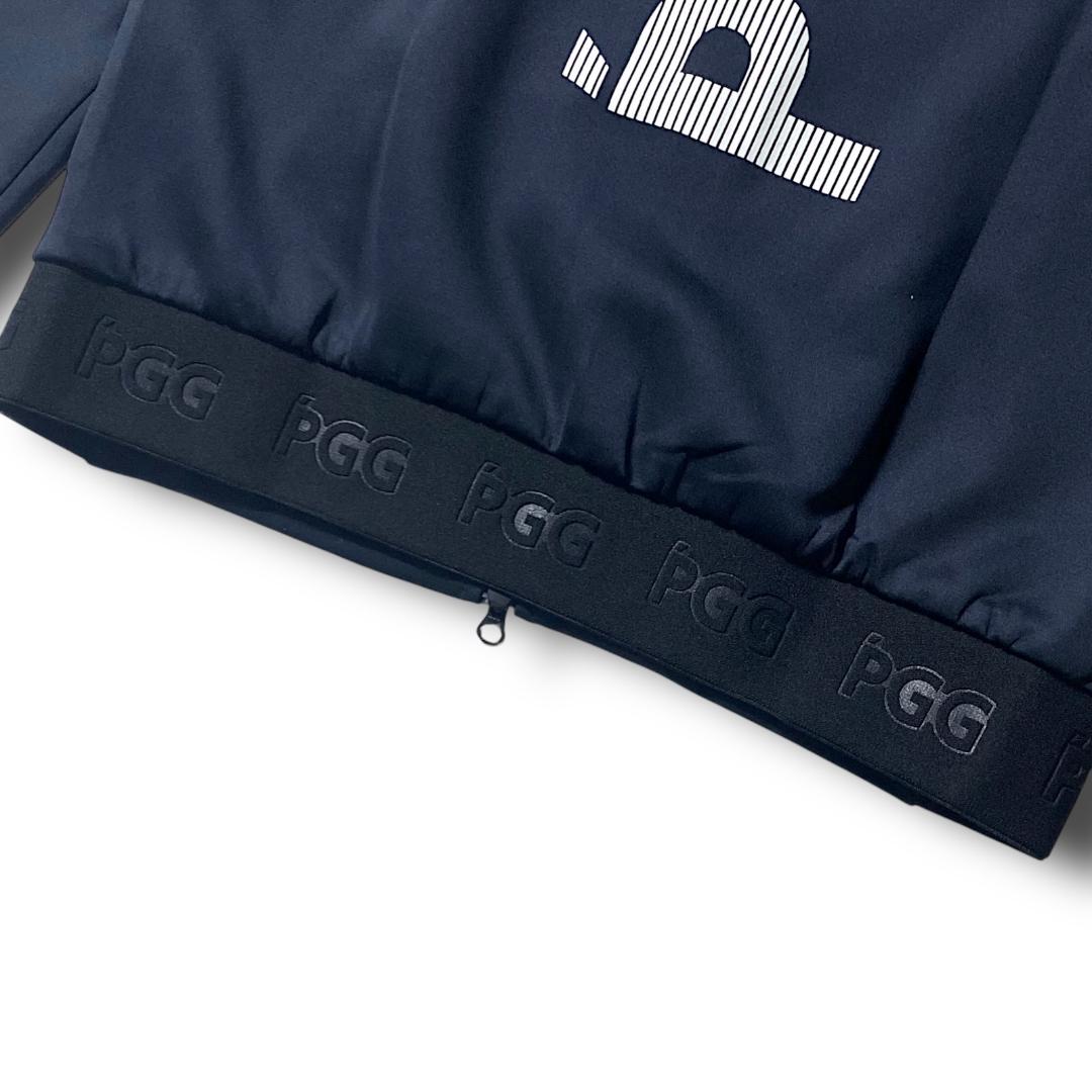 定3.7万 4 PGG パーリーゲイツ ビッグロゴ ダンボールニット ジャケット