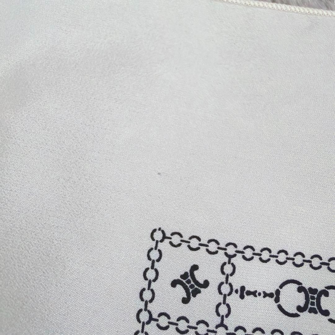 【セリーヌ】美品✨上品 マカダム スカーフ チェーン イタリア製