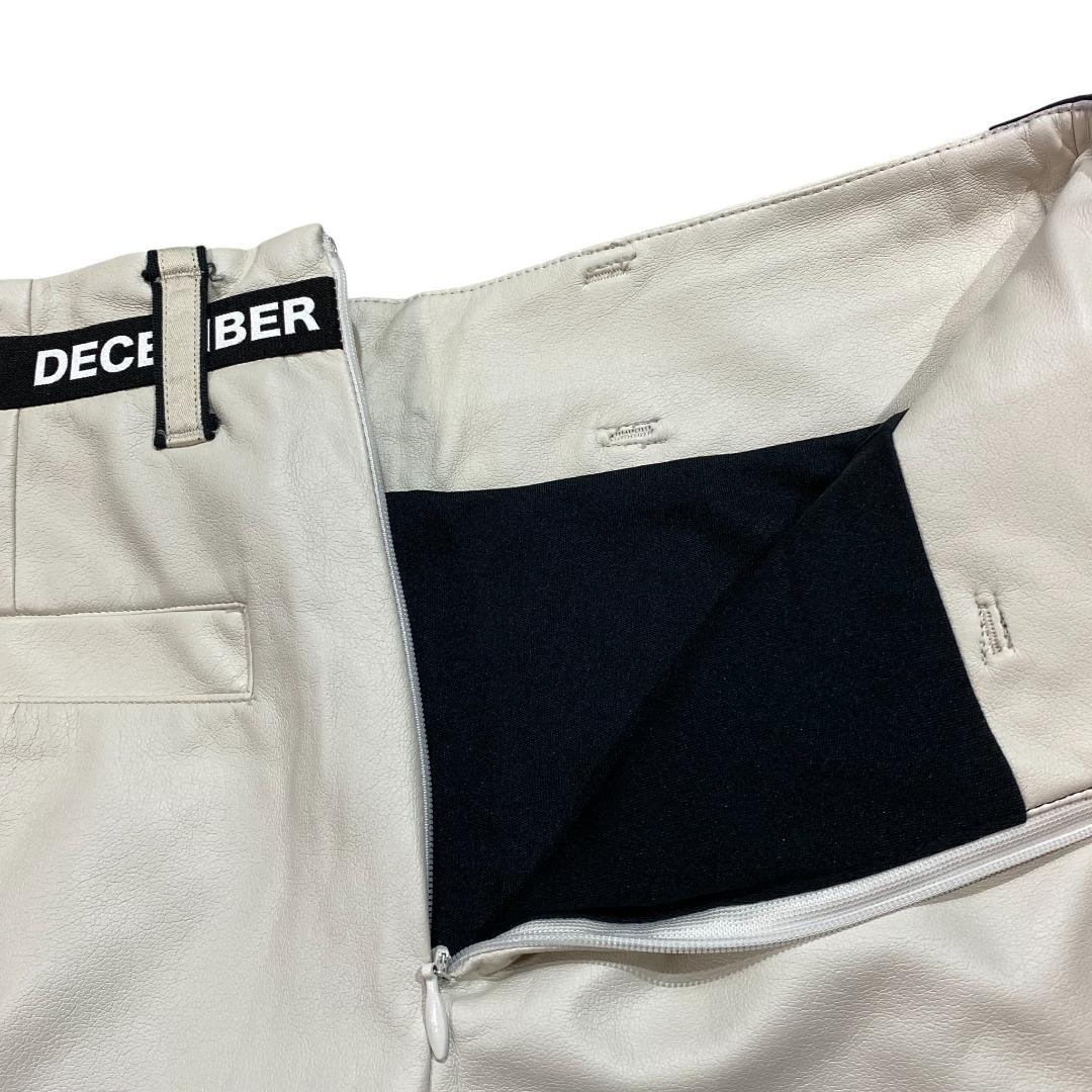 DECEMBERMAY ディセンバーメイ インナー付き ストレッチ スカート S