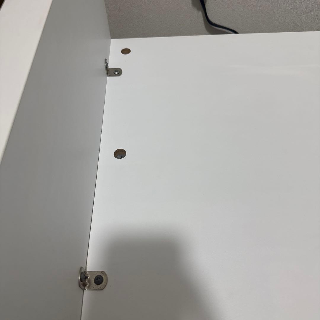 【札幌直接引渡し】Ahkah/ガラステーブル/ローテーブル/ホワイト/北欧風