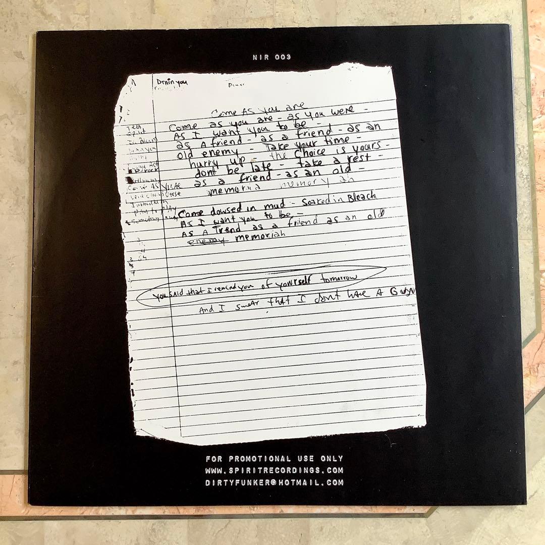 超激レア！ニルヴァーナ DJプロモ UK盤 12インチシングル カム・アズ・ユー